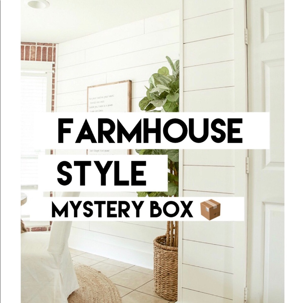 Farmhouse Style Mystery Box Home Decor